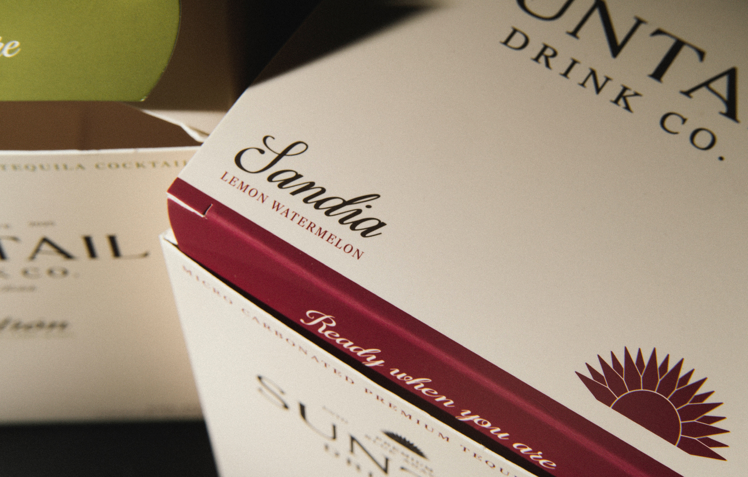 Suntail Drink Co. premium RTD can packaging